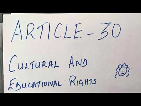 Article 30 English definition #indianpolity