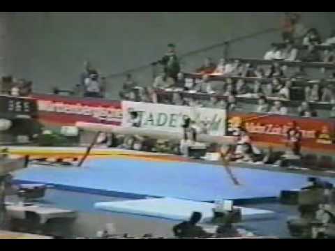Eugenia Popa 1989 Worlds Optionals Beam