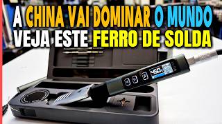 NOVIDADE do Momento: FNIRSI HS-02B Menor Estação de Solda SMART Portátil Completa | Eduardo Aquino