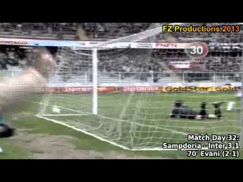 Serie A 1993 1994, day 32 Sampdoria   Inter 3 1 Evani goal)