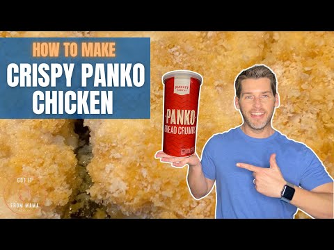 Panko Breaded Oven Fried Chicken Recipe - how to make...