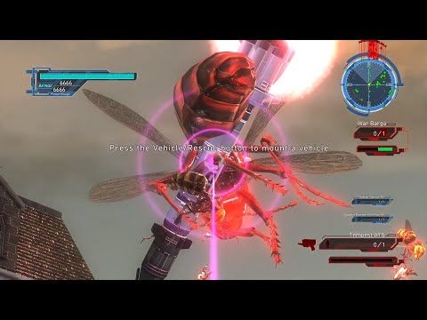 EDF Earth Defense Force 5 M 74 Flying Unit - Old vs. New - Air Raider Inferno