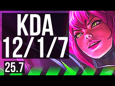 ELISE vs VIEGO (JGL) | 12/1/7, Godlike | EUW Diamond | 25.7