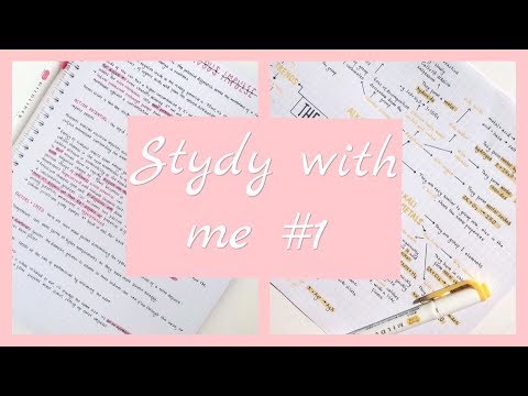 Study with me #1| Учись со мной | Ksenia Rey