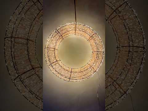 Світлодіодний новорічний вінок DecoLUX 60см 4000LED супер яскравий з м'яким мерехтінням об'ємний