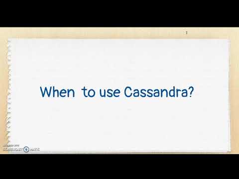 Apache Cassandra in 2 hours - learn Apache Cassandra