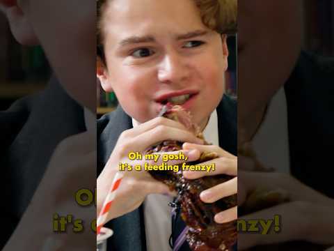 British Highschoolers try Texas Beef Rib for the first time!