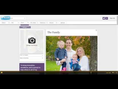Digio Career Portfolios - Editing Your Header, Picture Name, and Tagline