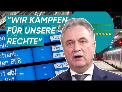 64-Stunden-Bahnstreik begonnen: DB-Eilantrag abgelehnt