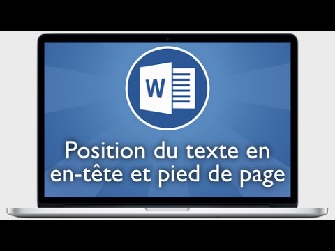 comment modifier pied de page word