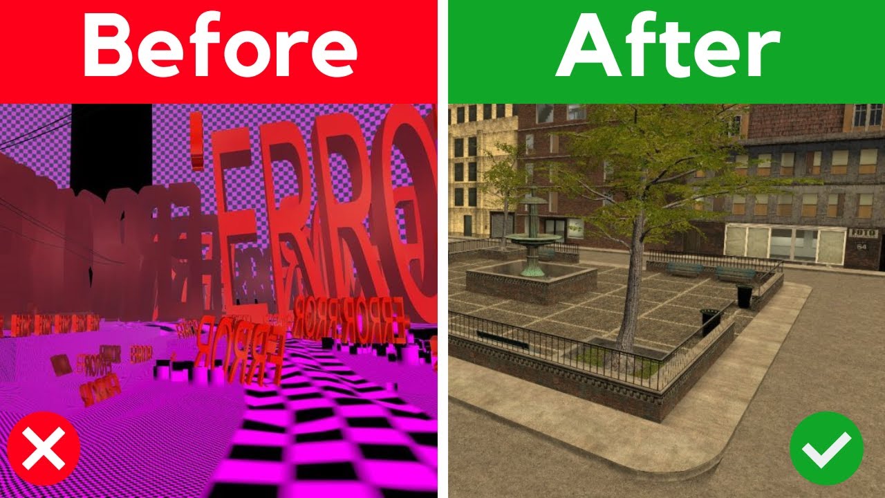 How to fix missing textures in Garry’s mod? More REF