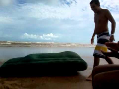 video cassetada na praia de pirambu !