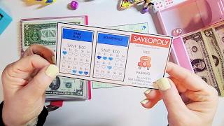 🤪😜Being The 😎 Mayor Is Tough | Sunday Saveopoly + Savings Brook Collab #cashstuffing