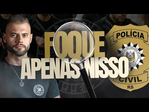 PRINCIPAIS TÓPICOS CONCURSO POLÍCIA CIVIL RIO GRANDE DO SUL 2025 | PROVA PCRS INSPETOR E ESCRIVÃO