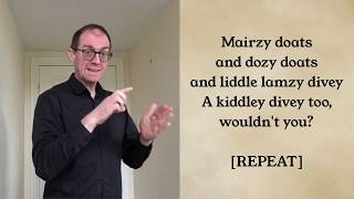 "Mairzy Doats and Dozy Doats" - Tom Carradine's VE Day Sing-a-long - BSL / Captioned