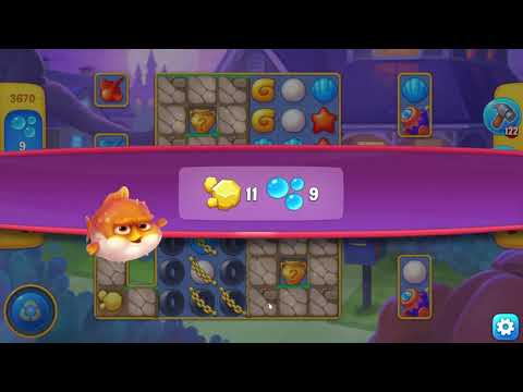 Fishdom 3670 Hard Level - NO BooSTERS