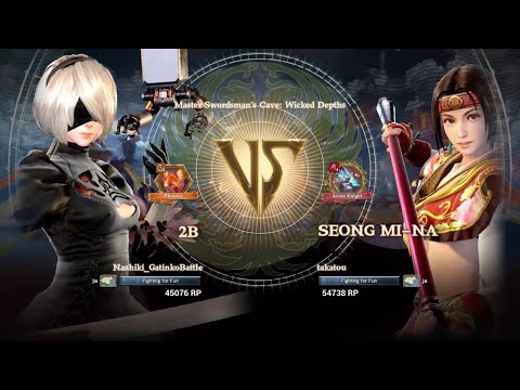 [#SCVI] Nashiki_GatinkoBattle (2B) vs. takatou (Seong Mi-na) [Ranked Matches]
