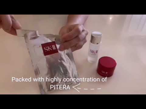 How to apply SK ii Facial Treatment Mask