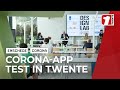 Corona-app wordt getest in Twente