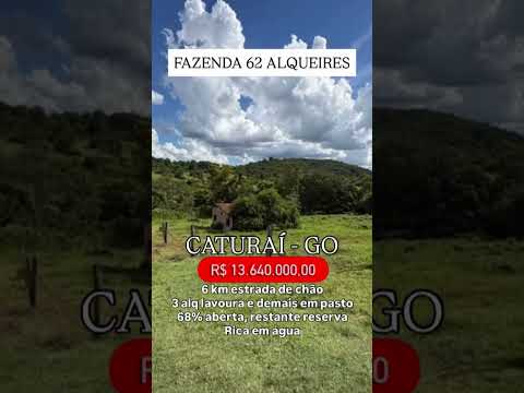 Fazenda em Caturaí - GO / whatsapp 62 99373-6407