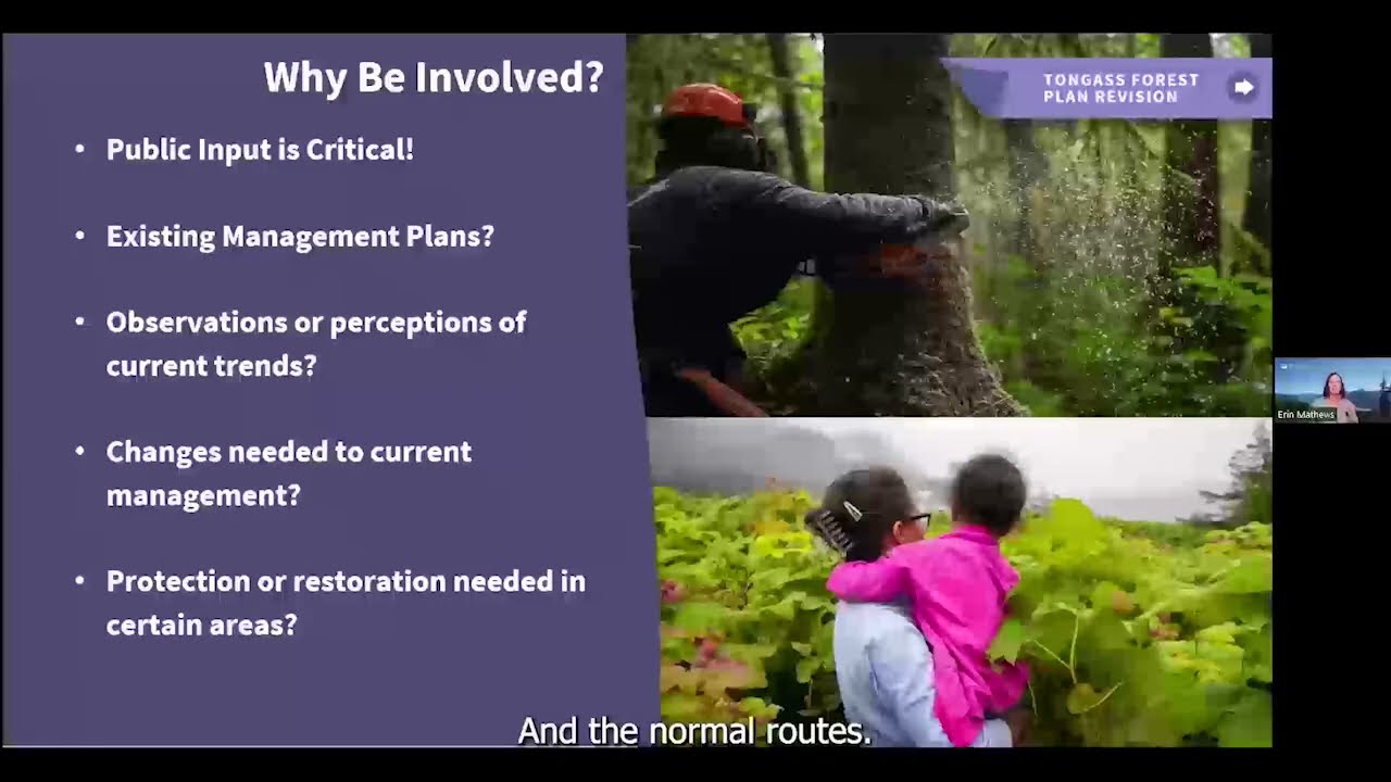 Tongass Plan Revision Webinar - Revision 101 _March 6_2024