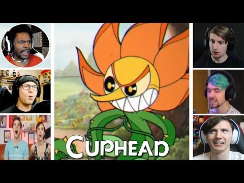Let's Players Reaction To Cagney Carnation (Boss) Last Phase | Cuphead