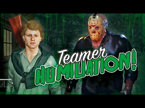 Friday the 13th: The Game - Chad HUMILIATES Teaming Jason