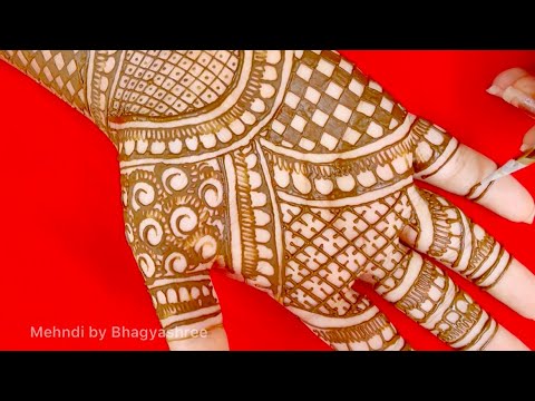 TRADITIONAL INDIAN STYLE FULL HAND MEHNDI DESIGN || BRIDAL MEHNDI DESIGN || DULHAN MEHNDI DESIGN