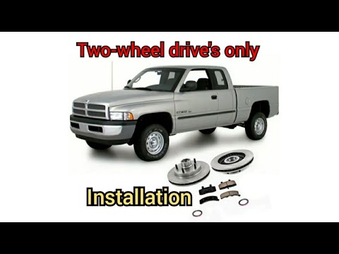 1997 to 2000 Dodge ram 1500 brake pad and rotor replacement. THE ONLY VIDEO YOU NEED.
