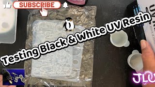 Resin Project - Testing AKISEY UV Resin Black & White set🐧I Hauled!