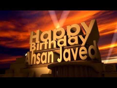 Happy Birthday Ahsan Javed