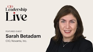 Novanta CIO Sarah Betadam on managing risk around AI
