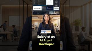 AI Agent Developer Salary 2026 | AI Agent Skills & Career Path | #Shorts | #Simplilearn