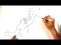 EASY How to Draw KING KONG vs SKULL CRAWLER