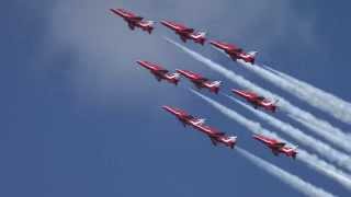 preview picture of video 'Red Arrows @ Danish Air Show 2014'