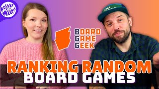 Ranking Random Games WITHOUT Knowing What's Next | BGG Rankings
