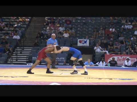 Angel Escobedo dec. Nick Simmons 55 kg Challenge Tournament finals at World Team Trials