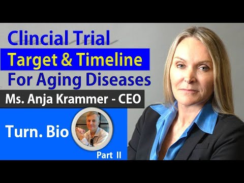 Clinical Trial Target & Timeline for Aging Diseases | Ms. Anja Krammer - CEO of Turn.Bio  | PART II