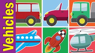 Vehicles Vocabulary Chant for Children | Fun Kids English