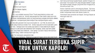 Surat Terbuka Sopir ke Kapolri Tito Karnavian, 'Apa Tugas Anak Buah Bapak?'