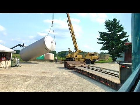 Delivery of a steel tank - ▶️427