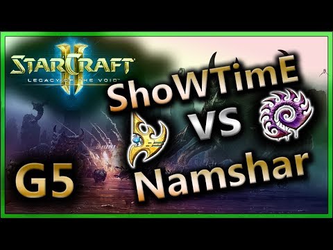 Starcraft 2 - ShoWTimE vs Namshar [PvZ] Bo5 G5 - Acid Plant (2018)