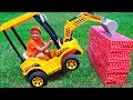 Tractor Breaks Down The Walls Vlad Ride On Power Wheel To Help Kid