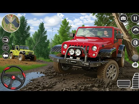  Jeep Offroad Driving Simulator - 4x4 SUV Luxury Prado Driver 3D - Android Gameplay