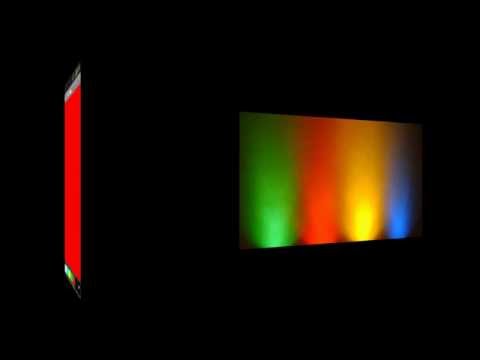 Mult Color Screen Light Video