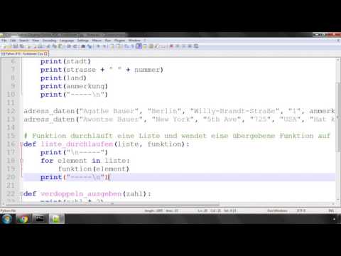 Python Crashkurs für Anfänger #16 | Funktionen für Fortgeschrittene