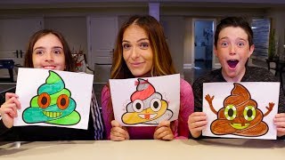 3 MARKER CHALLENGE WITH MAMA!!