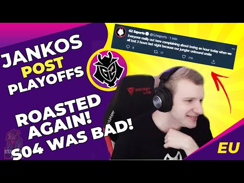G2 Jankos - My Smite Wasnt Working! | G2 Tweet Roasting Jankos AGAIN! | LEC 2021 Post Playoffs Talks
