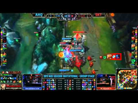 AHQ e-Sports Club vs SK Telecom T1 - HIGHLIGHTS - MSI 2015 - Day 2 - League of Legends