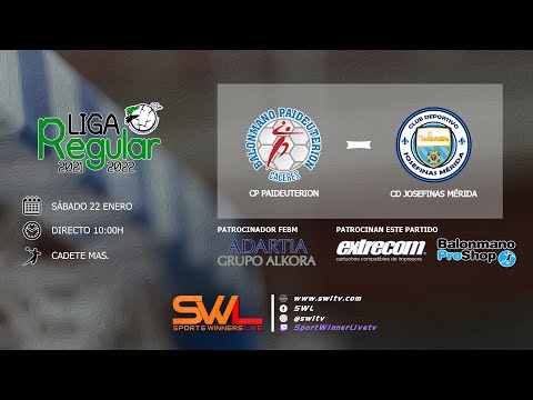 CP Paideuterion Vs CD Josefinas Mérida | Cadete Masculino | 22/01/2022